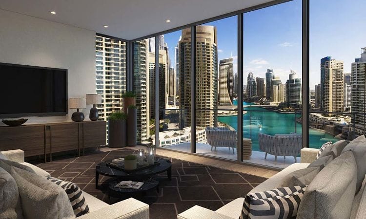 duabi marina apartment - short- term apartment - marina view